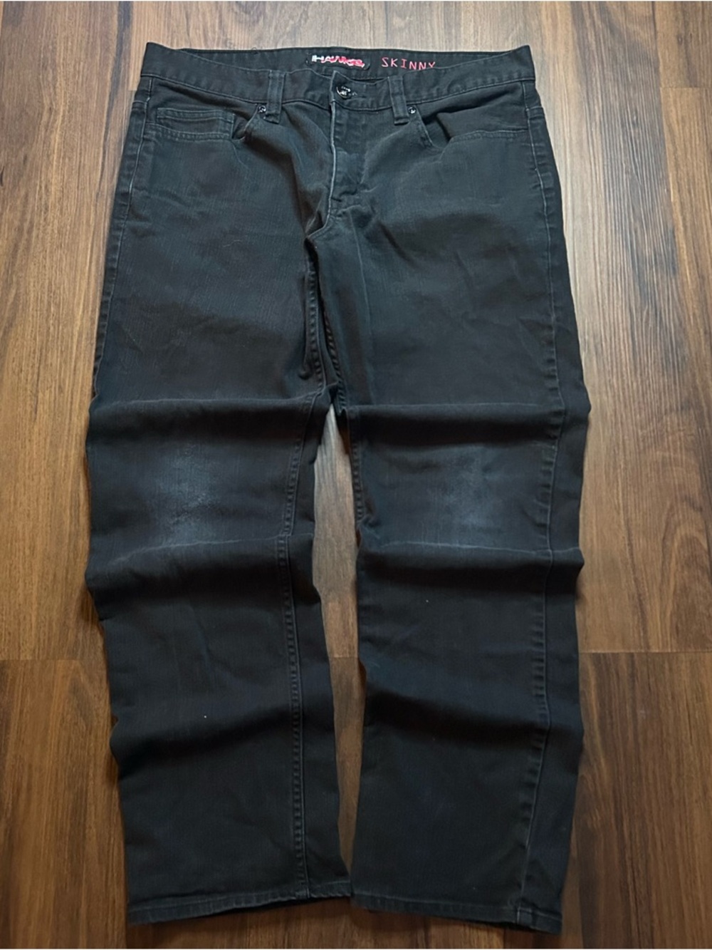 Tony Hawk Men's Black Skinny Jeans - Classic Dark Wash